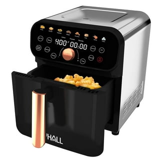 Mondial Air Fryer, Non-Toxic Large Air Fryer-Easy Set Up - Advance Fast Heat Circulation, 85% Less Fat- Removable & Squared Basket-1800 Watts, 8.6