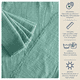 thumbnail image 5 of 8 Pack de servilletas de tela individual para mesa, de lino 100% algodón MACAR  Servilletas de tela menta, 5 of 5