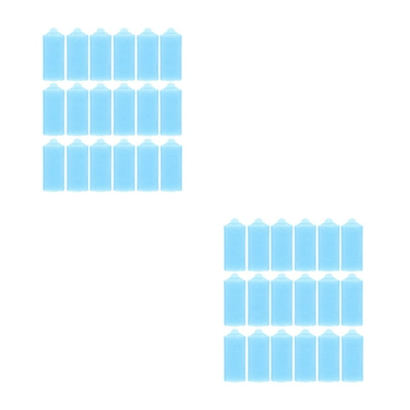 2 Pieces Heatless Curls Curlers Hair Curling Sponge Rollers Miss 6.5X2.5CM Blue