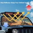 thumbnail image 5 of Psesaysky Hawaiian Beach Windshield Sun Shade for Car Off-road Vehicle SUV Truck (52.95x16.14 Inches), Sun Shade Windshield, Shades for Windows, Protector Blocks UV, Funny Car Decor, 5 of 7