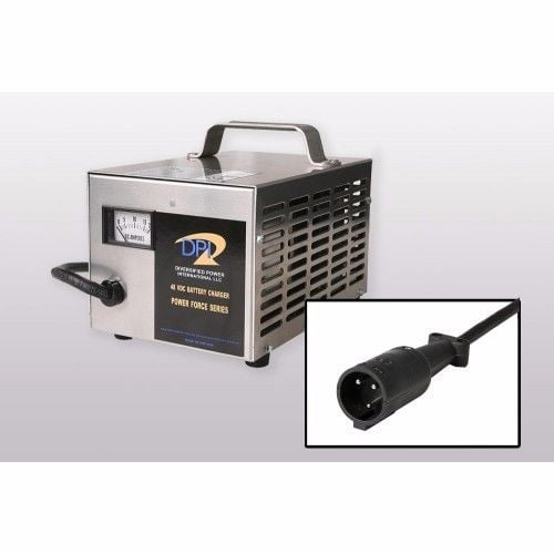 STAR CART BLACK STYLE CONNECTOR GOLF CART CHARGER 48V 17A