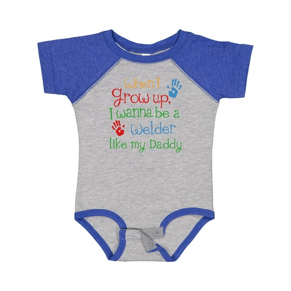 Inktastic Welder Like Daddy Boys or Girls Baby Bodysuit