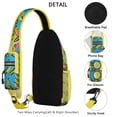 thumbnail image 2 of Crossbody Sling Backpack for Women Men Banana Star Shoulder Sling Crossbody Casual Chest Bag for Travel Sports Running Hiking, 2 of 4