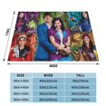 thumbnail image 3 of Descendants Blanket Super Soft Cozy Throw Blanket Fuzzy Comfy Flannel Blanket Warm Plush Blankets For Couch, Sofa, Bed 60"X50", 3 of 8