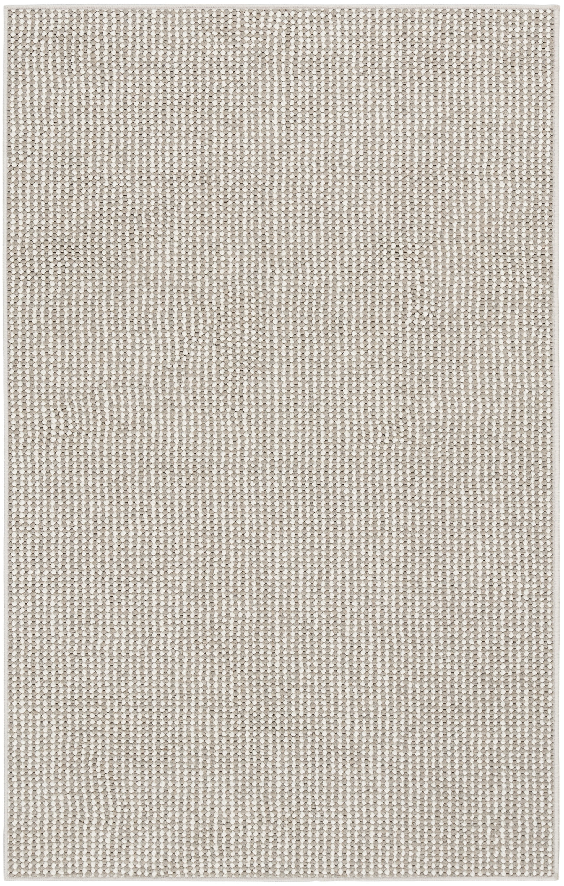 Nourison Textured Home All-over design Ivory Mocha 2'2" x 3'9" Area Rug (2x4)