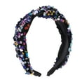 thumbnail image 3 of Unique Bargains 1 Pc Headband Sequins Hair Accessories for Women Blue, 3 of 5