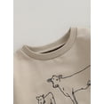 thumbnail image 6 of 0-4Y Autumn Infant Baby Boys Girls Western T Shirts 6M 12M 18M 24M 3Y 4Y Cow Cattle Print Long Sleeve Pullover Sweatshirt Tops, 6 of 10