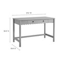 thumbnail image 3 of Emmeline Writing Desk in Light Gray, 3 of 9