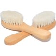 thumbnail image 1 of Cepillo de limpieza facial de cerdas de lana suave natural, cepillo exfoliante para el cuidado de la piel de la cara, paquete de 2 limpiadores de cepillo facial con mango de madera, 1 of 5