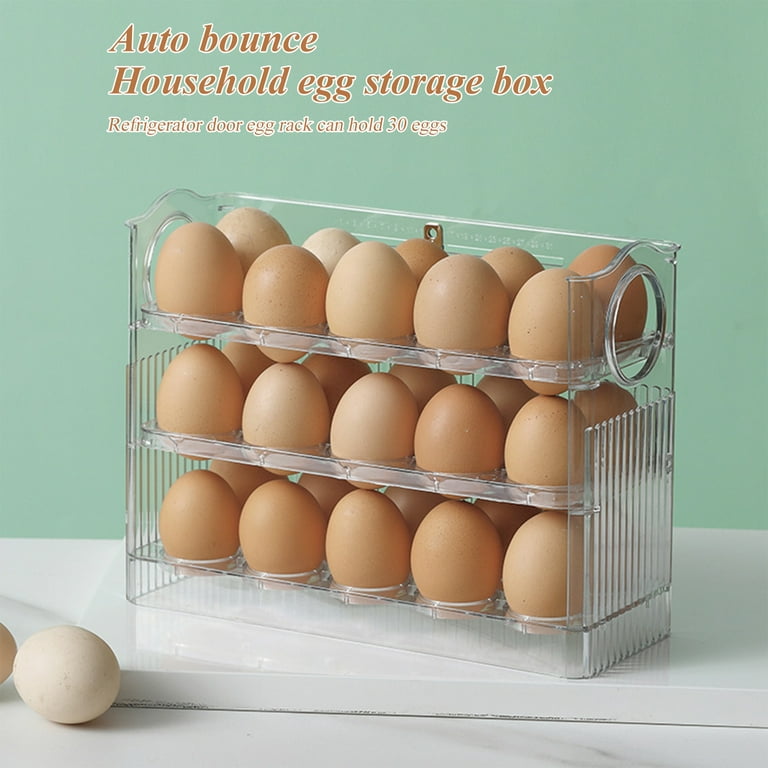 Gui's Chicken Coop Egg Holder - Countertop Stackable Egg Rack For Fresh  Eggs - Rustic Kitchen Decor (Top Rack)