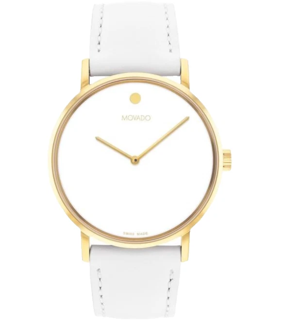 Movado Impresa Bangle 0607721 Two-Tone Black Museum Dial  display picture 3