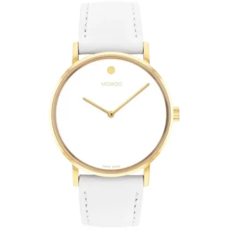 Movado Esperanza Women's Quartz Watch with Black Dial, Yellow Gold