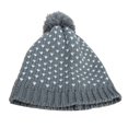 thumbnail image 5 of beishanbush Baseball Caps Women Knit Slouchy Beanie Baggy Hat with Pompom Winter Soft Warm Ski Cap Grey, 5 of 7