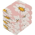 thumbnail image 4 of GZHJMY Daisy Pattern Wash Cloth Set of 2, 12 x 12 Inch Cotton Baby Washcloths Absorbent and Super Soft Feel Fingertip Towel Face Towels for Bathroom, Gym, Spa, 4 of 7