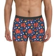 thumbnail image 2 of Goofa Sea Animals Printed Men's Boxer Briefs Underwear, Moisture-Wicking Underwear, Trunk,Soft and Breathable Cotton Underwear-, 2 of 9