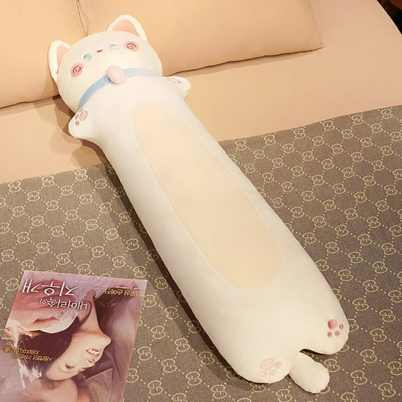 70-130cm New Stuffed Cat Plush Pillow Toys Lovely Soft Long Cat Sleeping Cushion Dolls for Girls Birthday Gift