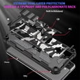 thumbnail image 7 of CCSmall Camouflage Case for Samsung Galaxy A36 with Kickstand for Men, Military Grade Shockproof Protective Phone Cover Built-in Stand Case for Samsung A36 Camo Black, 7 of 7