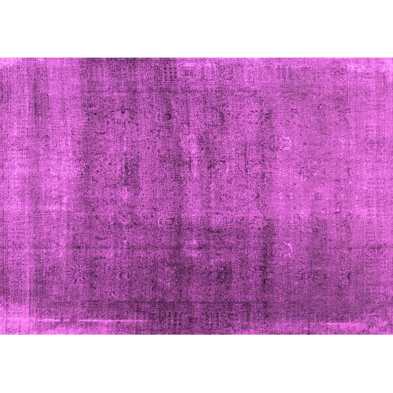 Ahgly Company Indoor Rectangle Abstract Pink Contemporary Area Rugs, 3' x 5'