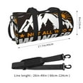 thumbnail image 4 of KLL Not All Who Wander Are Lost4 Duffle Bag For Men Women Sport Gym Fitness Tote Travel Training Workout Basketball Football Weekender, 4 of 8