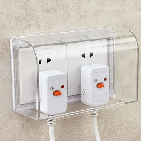 

2pcs Waterproof Box 86 Type Wall Switch Socket Panel Practical Box Protectors