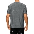thumbnail image 3 of INSPIRE CHIC Metallic T Shirt for Men's Sparkly Short Sleeve Party Tee Shiny Club Glitter T-Shirt, 3 of 4