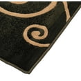 thumbnail image 5 of Handcraft Rugs-Modern Contemporary Brand New Area Rugs-Abstract Carpet with Wavy Swirls -Shed free Sage Green/Ivory/Mocha2x 3 feet Doormat, 5 of 8