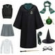 thumbnail image 4 of Disfraz unisex de Hufflepuff para adultos, niños, niñas, mujeres y hombres, uniforme de la escuela de magia de Hermione, disfraz de mago Potter para Halloween, 4 of 5