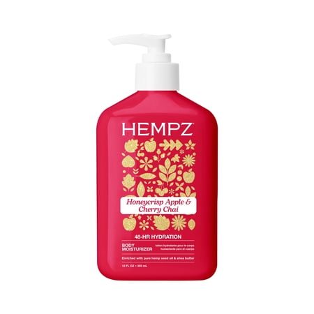 Hempz Limited-Edition Honeycrisp Apple & Cherry Chai Moisturizing Body Lotion, 12 fluid ounces