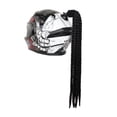 thumbnail image 1 of Casco de motocicleta Dreadlocks mujeres hombres casco Dreadlocks Motocross casco Punk decoración de cabello - Negro shamjiam Pelo de la peluca de cola de caballo, 1 of 8