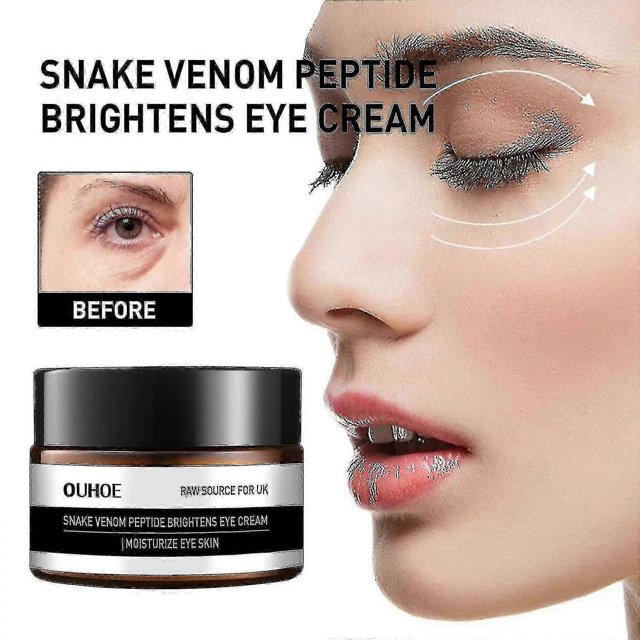 1pc Snake Venom Peptide Moisturizing Eye Cream Moisturizing, Lightening Fine Lines, Anti-aging And Ant