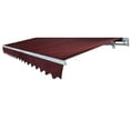 thumbnail image 1 of ALEKO Retractable Home Patio Canopy Awning 13x10 ft, Burgundy Color, 1 of 11