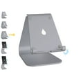thumbnail image 4 of Rain Design mStand tabletplus - tablet stand - Space Grey - Angle-adjustable stand ensures precise viewing angle. Angle-adjustment 10 to 50 degree., 4 of 4