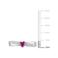 thumbnail image 2 of Everly Women's Created Ruby Sterling Silver Ring, 2 of 6