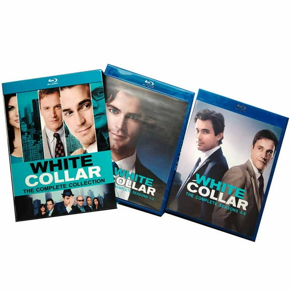White Collar The Complete Series Con-Plete Collection Blu-Ray 11BD Season 1-6 NEW