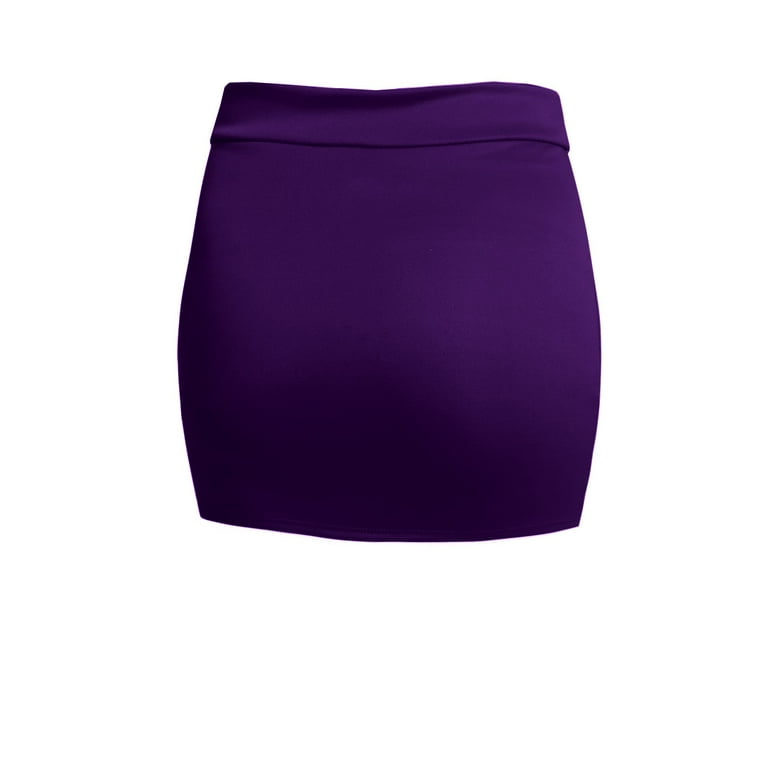 J. METHOD Women's Mini Skirt Stretch Knit Bodycon Slim Fit