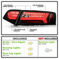 thumbnail image 2 of Black 2009 2010 2011 Audi A6 S6 Sedan LED Neon Bar Tail Lights Lamps Left+Right, 2 of 7