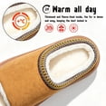 thumbnail image 4 of CHICVOMEY Fuzzy Slippers Women Slip on Indoor Cozy Memory Foam House Shoes Open Toe House Slippers Lightweight Fluffy Slippers, 4 of 9