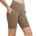 thumbnail image 6 of BLVB Biker Yoga Shorts with Pockets for Women High Waisted Athletic Running Workout Shorts Gym Clothes, 6 of 7