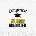thumbnail image 4 of Inktastic Congrats My Daddy Graduated with Cap Girls Toddler Dress, 4 of 5