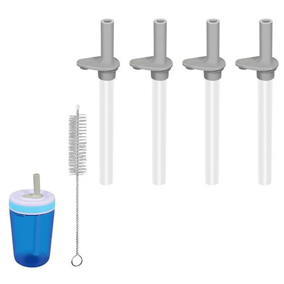 Sioweci Water Bottle Straw Replacement for Zak Cup BPA-Free Easy to Clean Bite Valve Drinking Straw Accessories Blue