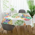 thumbnail image 6 of Coolnut Easter Bunny Eggs Tablecloth, Waterproof Washable Polyester Square Table Cover, Durable Tablecloth for Kitchen Dining Table Party Decor, 54"x54", 6 of 7