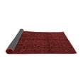 thumbnail image 2 of Ahgly Company Indoor Square Abstract Red Modern Area Rugs, 4' Square, 2 of 4
