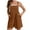 Brown, variant on cfhntfmh Summer Casual Rompers for Women Fashion Adjustable Strap Overalls Loose Wide Leg Pleated Shorts Jumpsuits