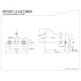 thumbnail image 2 of Kingston Brass KS1028BEX Essex Two-Handle Wall Mount Roman Tub Faucet, Brushed Nickel, 2 of 4