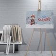 thumbnail image 4 of Hello Winter Maltese Smiling in Red Scarf Hat Welcome Christmas Horizontal Matte Canvas Poster Maltese Dog Lover Gifts Idea Wall Art Home Decor - 00017, 4 of 5