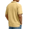 thumbnail image 4 of Mens Short Sleeve Polo Shirts Dry Fit Lightweight Collared Shirt Summer V Neck Athletic Button Polo Shirts with Pocket, M, 4 of 6