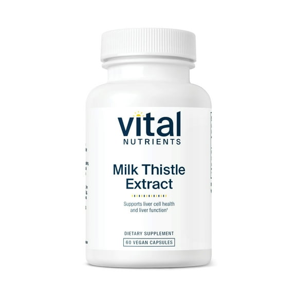 Milk Thistle Extract , 60 Vegan Capsules, Vital Nutrients