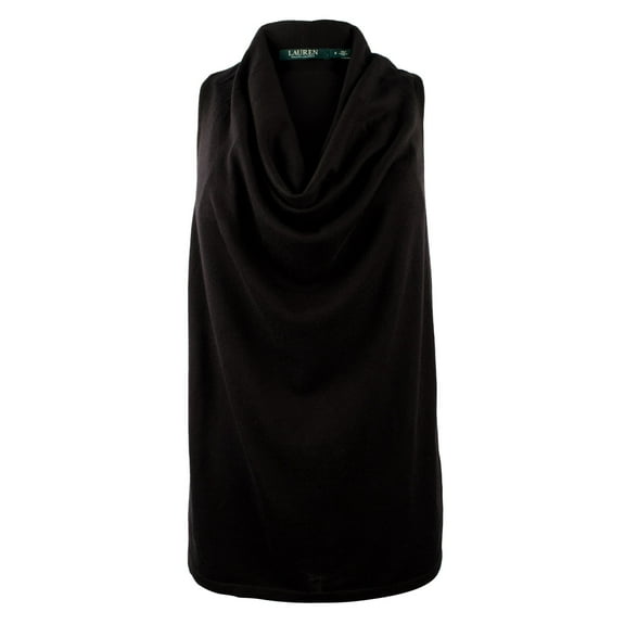 Lauren Ralph Lauren Womens Stretch Cowl Neck Halter Top