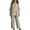 Z13 Khaki, variant on Linen Pant Sets Women 2 Piece Outfits Oversized Striped Tunic Top and Relaxed Fit Wide Leg Pant Lightweight Breathable Summer Vacation Matchinglounge Clothes Yellow,S