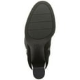 thumbnail image 4 of GIANI BERNINI Womens Black Goring Button Accent Lennoxx Round Toe Block Heel Zip-Up Leather Dress Boots 8.5 M, 4 of 4
